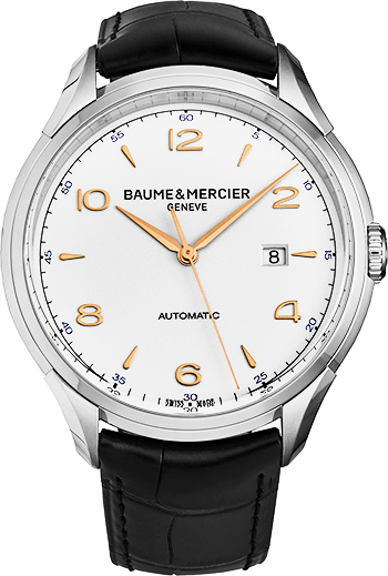 Baume et Mercier Clifton Automatic Silver Dial Mens Watch M0A10365