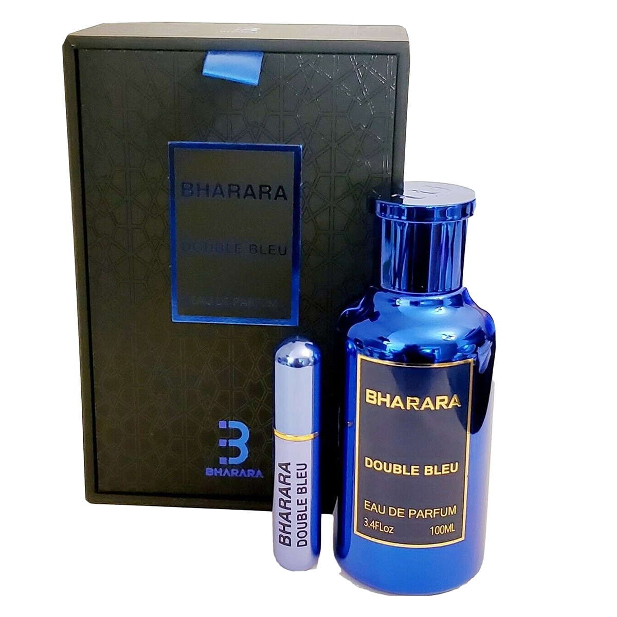 Bharara Mens Double Bleu EDP Spray 34 oz Fragrances 850050062066 50$