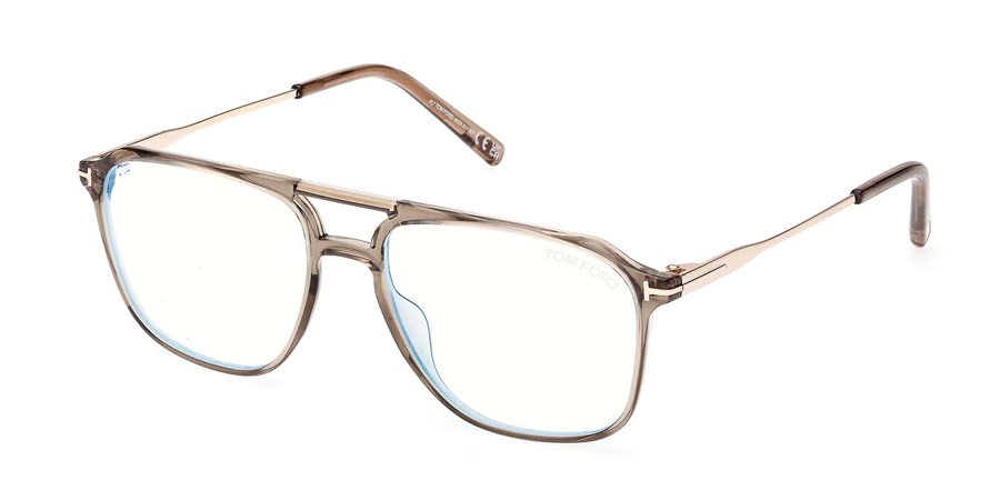 Tom Ford Blue Light Block Navigator Mens Eyeglasses FT5665-B 045 54 192$