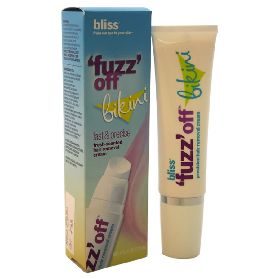 Fuzz Off Bikini Hair Removal Cream by Bliss for Unisex - 2 oz Cream