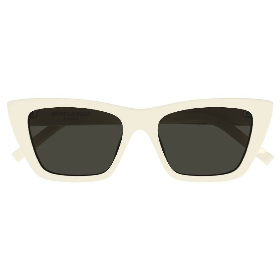 Saint Laurent SL 276 MICA 056 Women’s Sunglasses White Size 55 - Free RX Lenses - Free RX Lenses