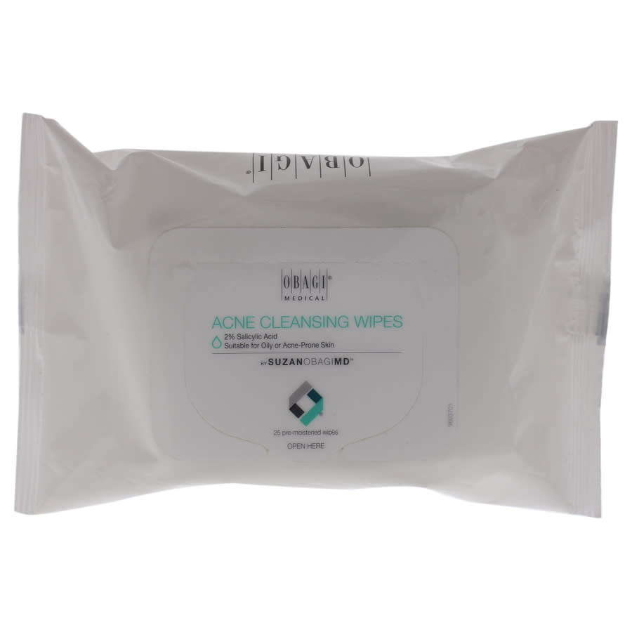 On the Go Acne Cleansing Wipes by Obagi for Unisex - 25 Pc Wipes 20$
