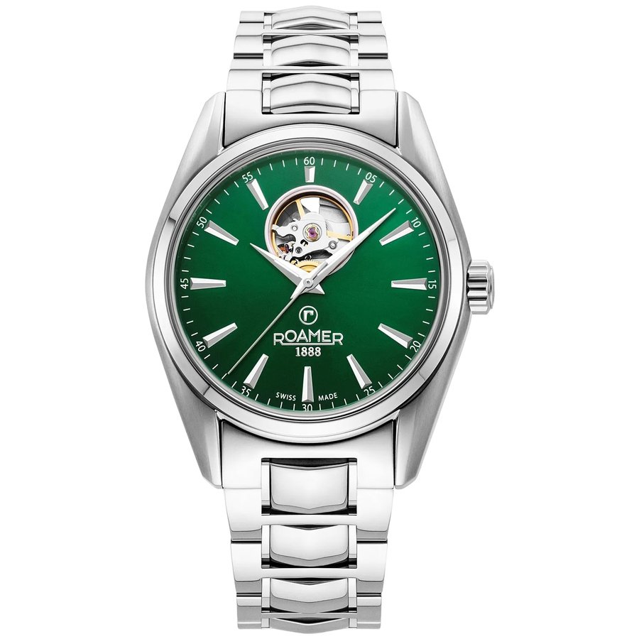Roamer Searock Green Dial Mens Watch 984985 41 75 20