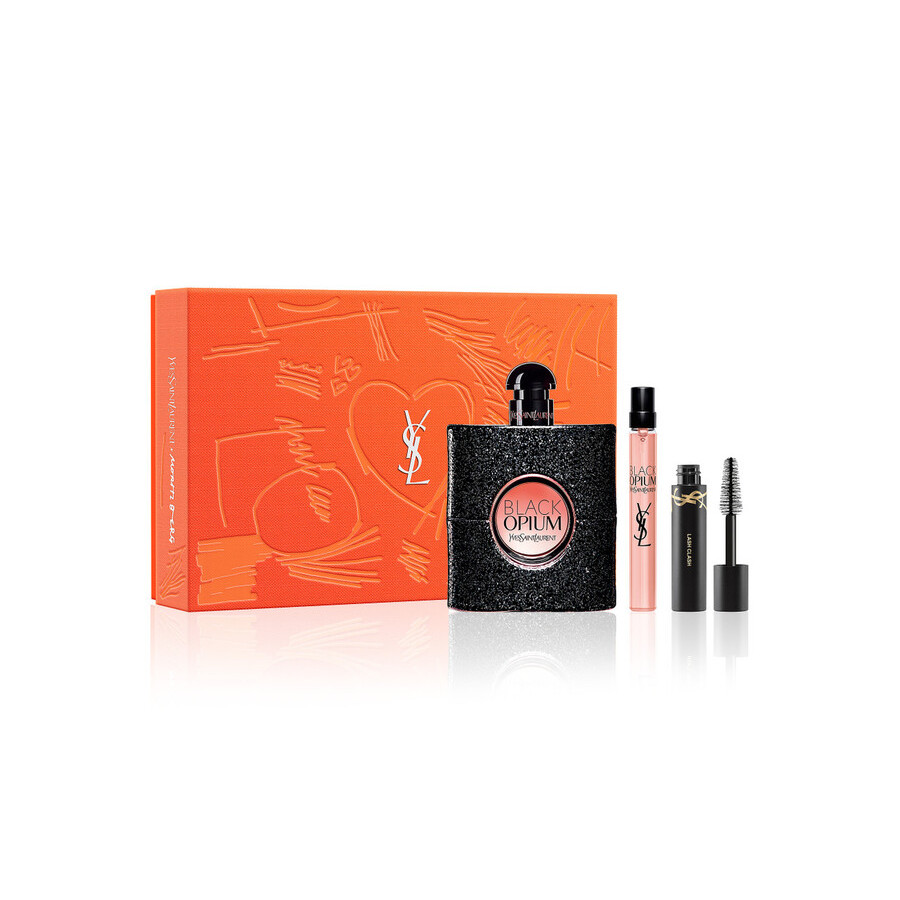 Yves Saint Laurent Ladies Black Opium Gift Set Fragrances 3614274121360 125$