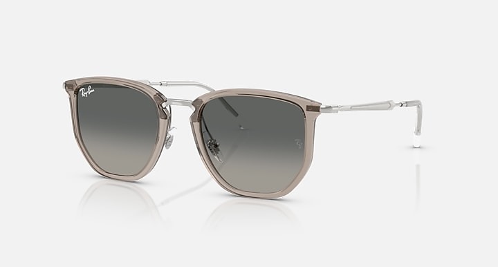 Ray-Ban Unisex Sunglass RB4451 -  Frame color: Transparent Grey, Lens color: Grey Gradient