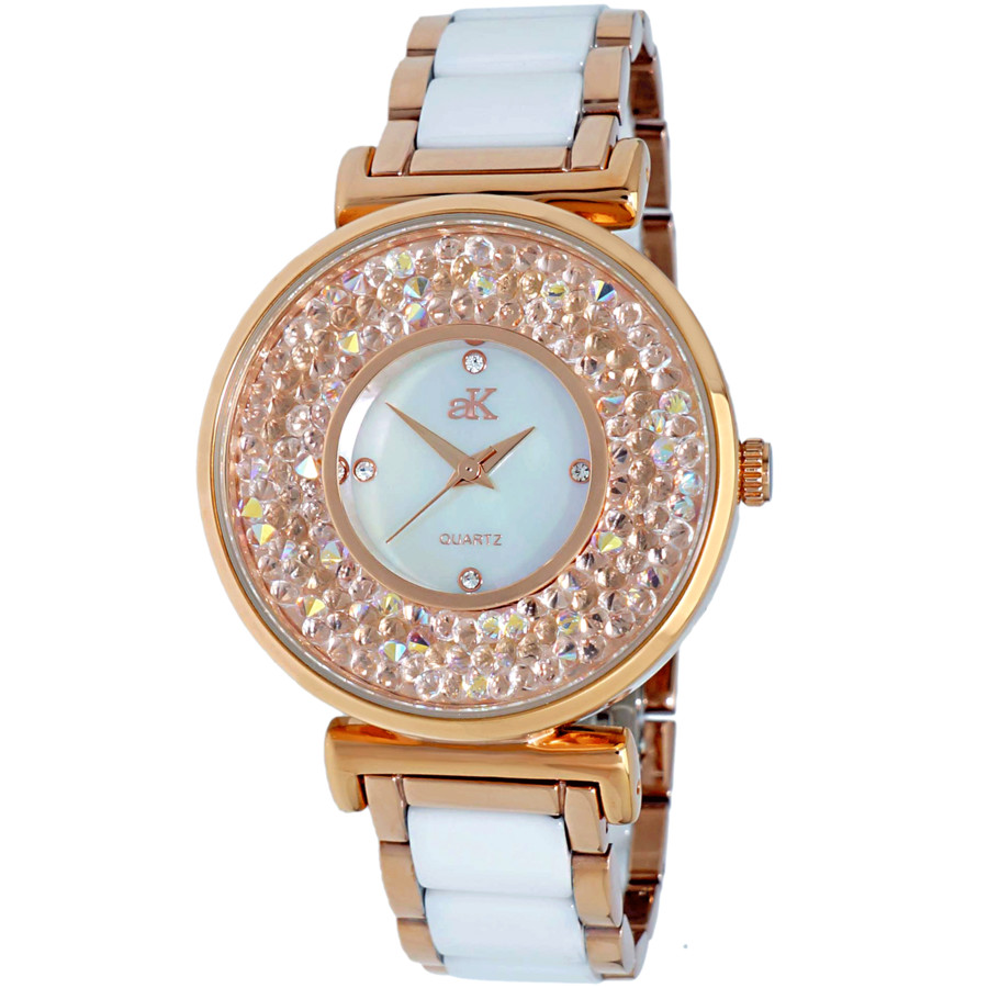 Adee Kaye Pisa Quartz White Dial Ladies Watch AKJ8662