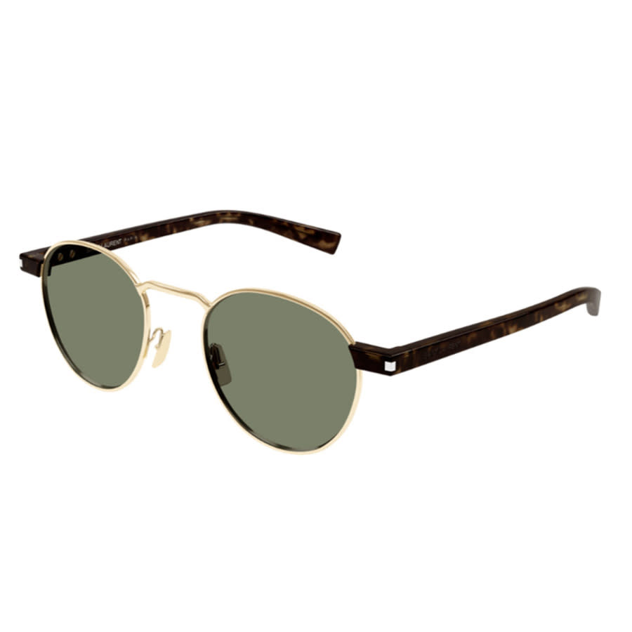 Saint Laurent Green Round Ladies Sunglasses SL 707 002 49
