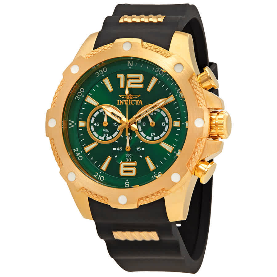 Многофункциональные мужские часы Invicta I-Force с зеленым циферблатом 19661