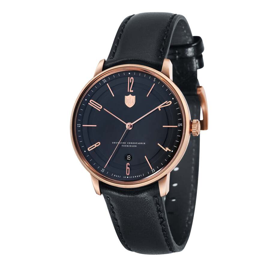 Dufa Bayer Black Dial Mens Watch DF-9016-04