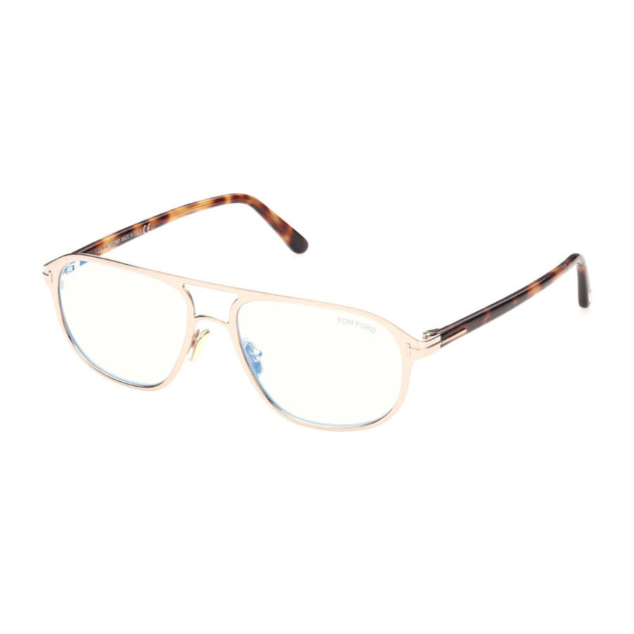 Tom Ford Mens Black Aviator Eyeglass Frames FT5751-B 028