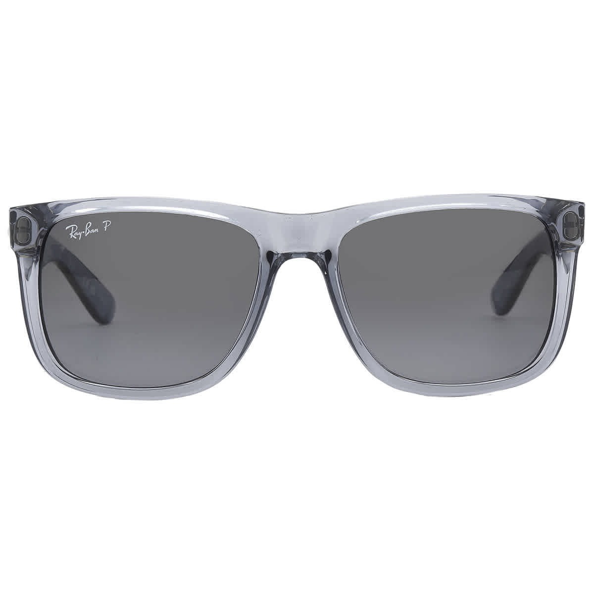 Ray-Ban Man Sunglass Justin Classic - Frame color: Transparent Blue, Lens color: Solid Color
