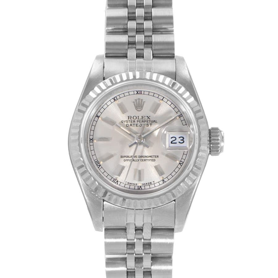 Preowned Rolex Datejust 26 Automatic Chronometer Silver Dial Ladies Watch 69174 SSJ