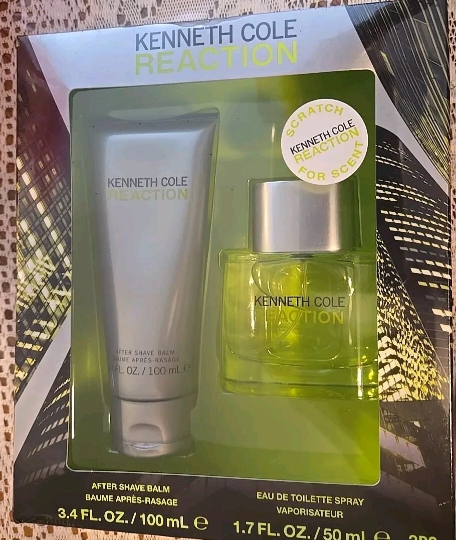 Kenneth Cole Mens Reaction Gift Set Fragrances 608940581773