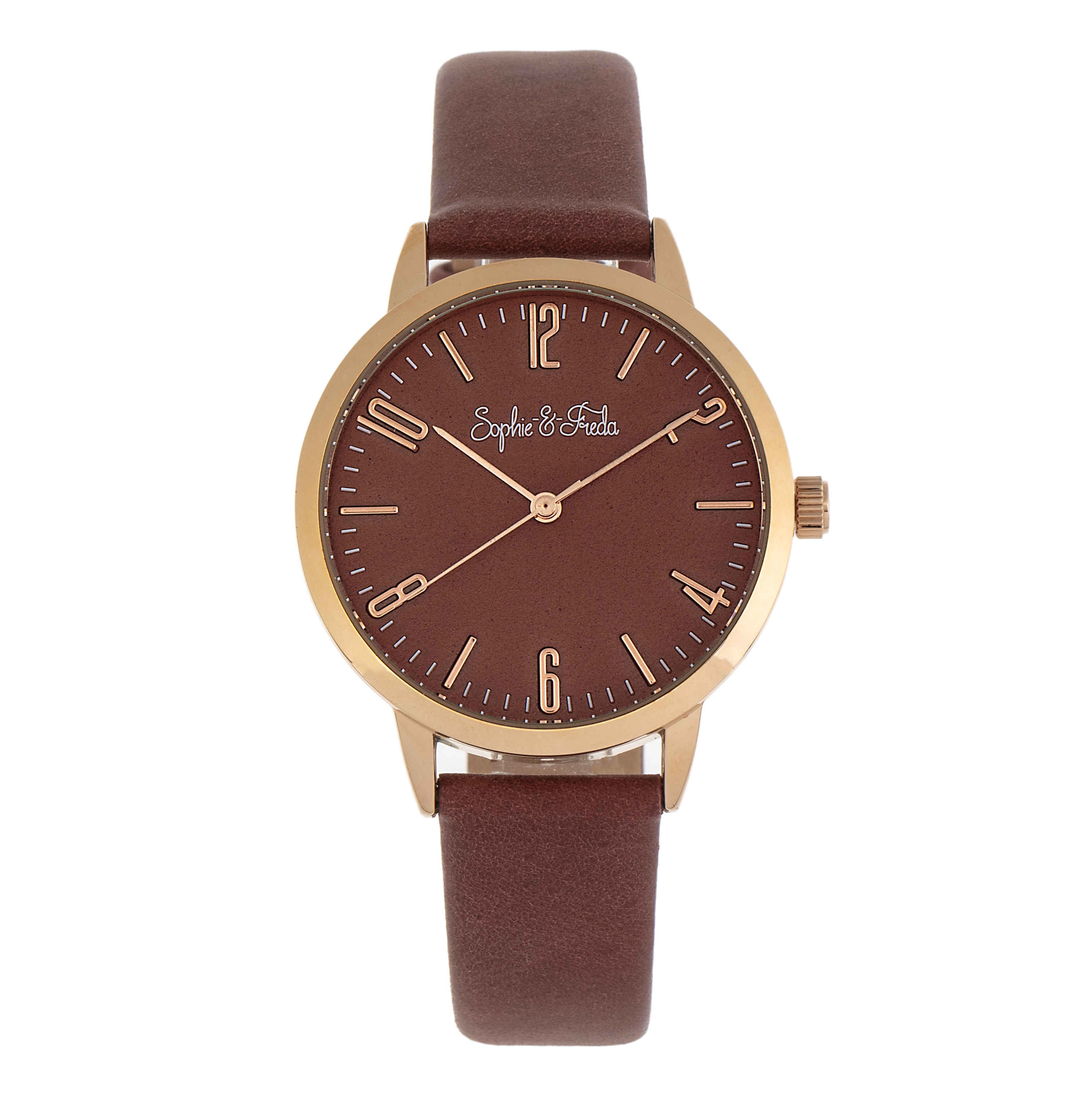 Sophie And Freda Vancouver Quartz Brown Dial Ladies Watch SF4906 145$