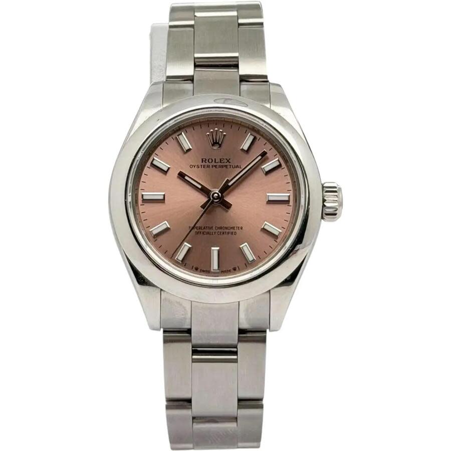 Preowned Rolex Oyster Perpetual Automatic Chronometer Pink Dial Ladies Watch 276200 PSO