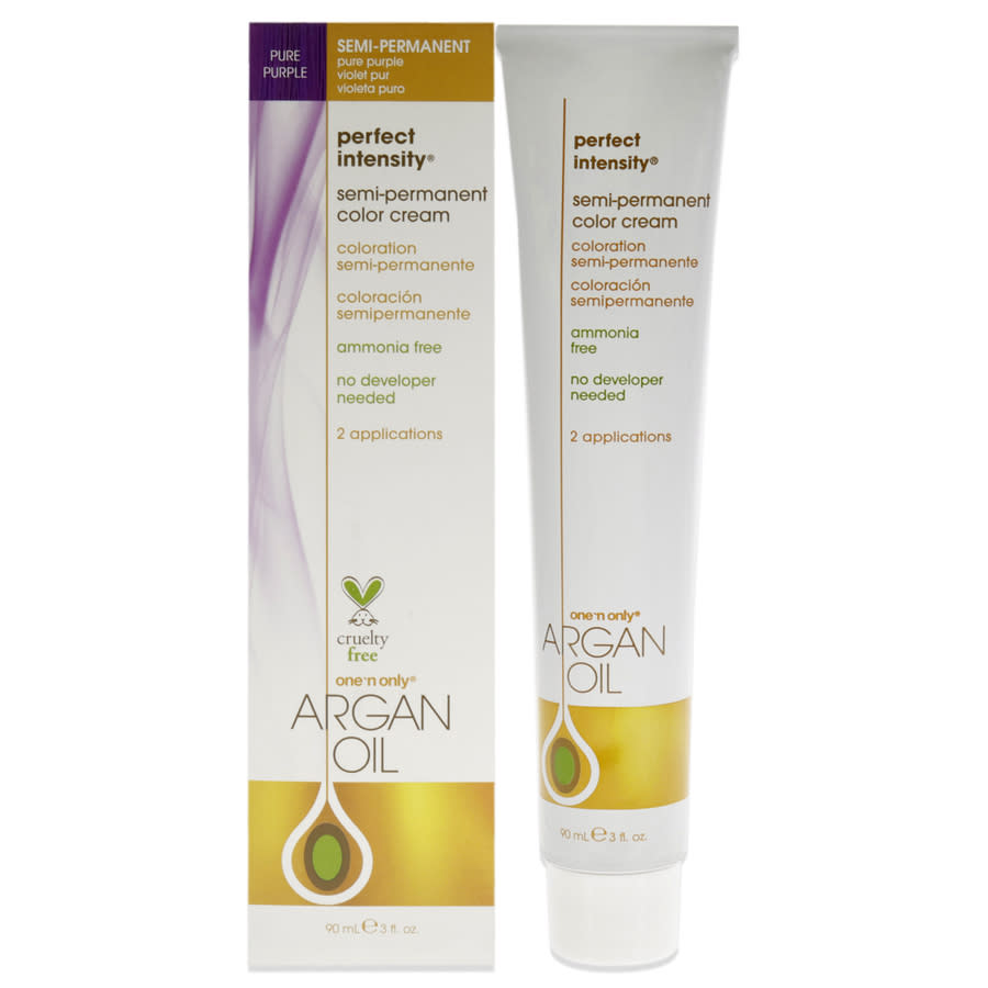 One n Only Argan Oil Perfect Intensity Semi-Permanent Color Cream 3 oz Pure Purple Hair Care 840061000775 14$