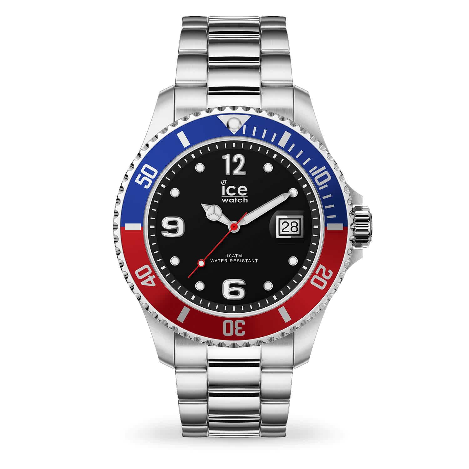 Ice Watch Quartz Black Dial pepsi Bezel Men s Watch 016547