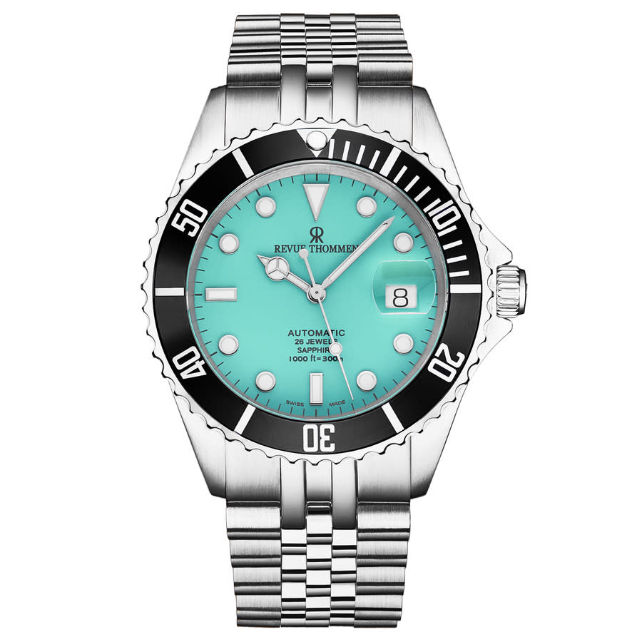 Revue Thommen Diver Automatic Green Dial Mens Watch 175712231 1125$