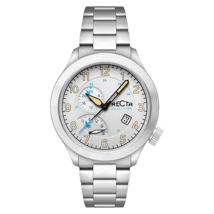 Recta Altitude GMT Quartz White Dial Mens Watch RT-3007-88