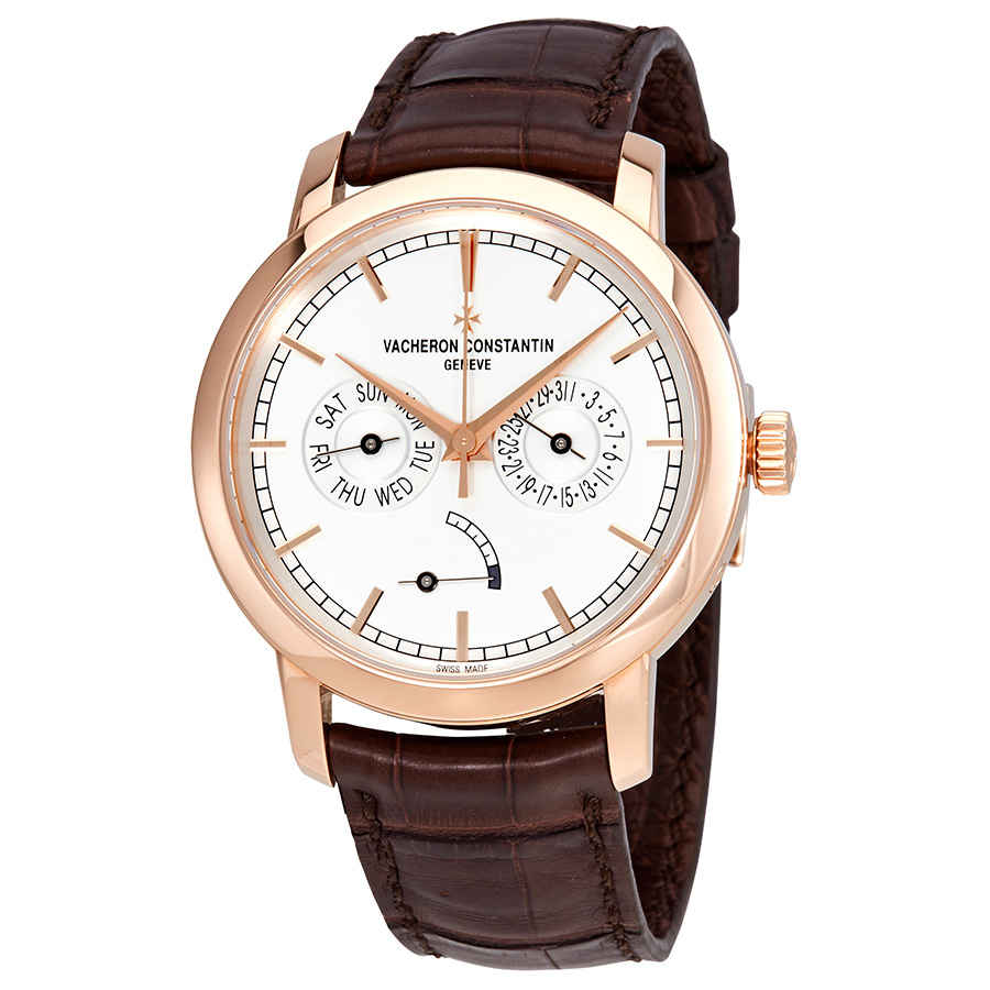 Vacheron Constantin Patrimony Day-Date Power Reserve 18K Rose Gold Mens Watch 85290000R-9969