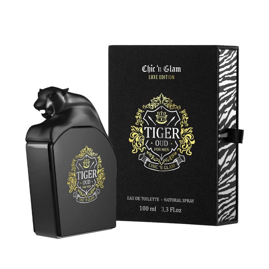 Chic 'n Glam Mens Luxe Edition Tiger Oud EDP Spray 3.4 oz Fragrances 5425039222615