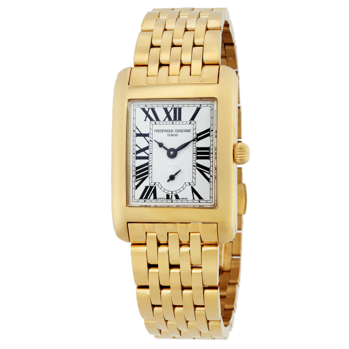 Frederique Constant Classics Carree Quartz Silver Dial Watch FC-235S2C5B 911$