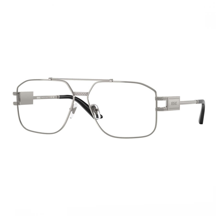 Versace VE1302 1001 Men's Glasses Gunmetal Size 59 - Free Lenses - Blue Light Block Available