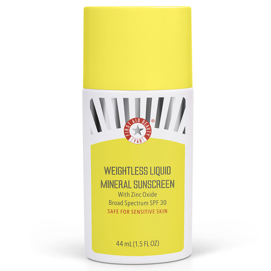 First Aid Beauty Weightless Liquid Mineral Sunscreen with Zinc Oxid 15 oz Skin Care 815517025213 30$