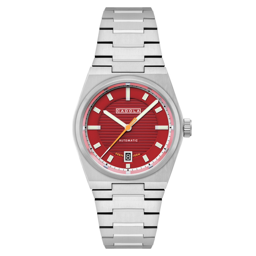 Cadola Lydden Automatic Red Dial Mens Watch CD-1056-44 169$