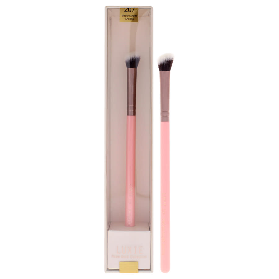 Luxie Ladies Rose Gold Medium Angled Shading Brush 207 Tools & Brushes 818877022687