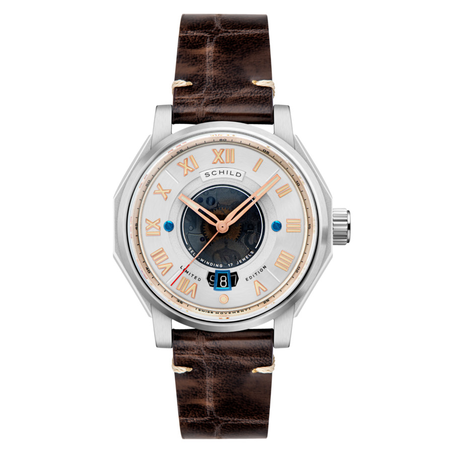 Schild Johann Automatic Silver Dial Mens Watch SC-1003-01 439$