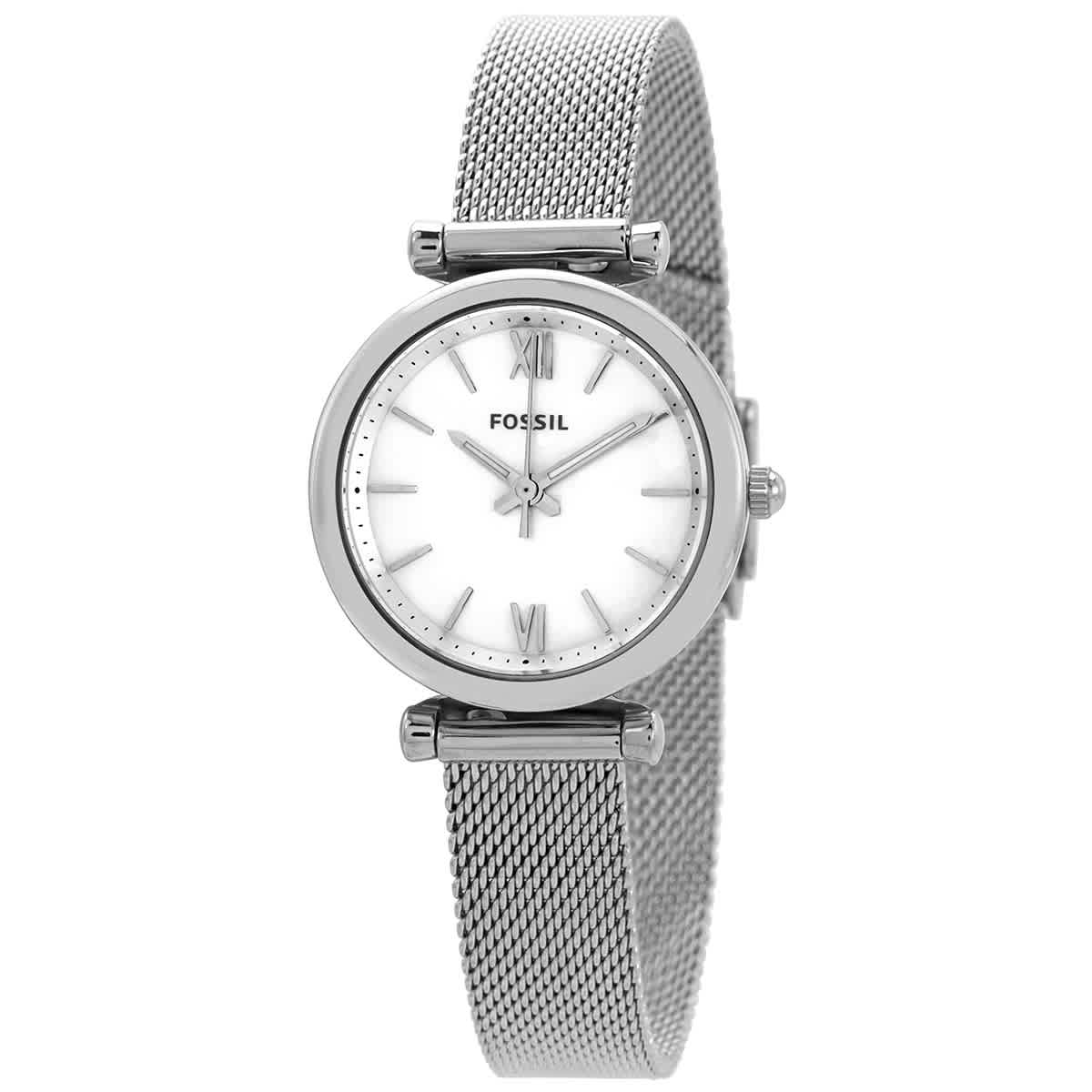 Fossil Carlie Mini Quartz Mother of Pear Dial Ladies Watch  display picture 2