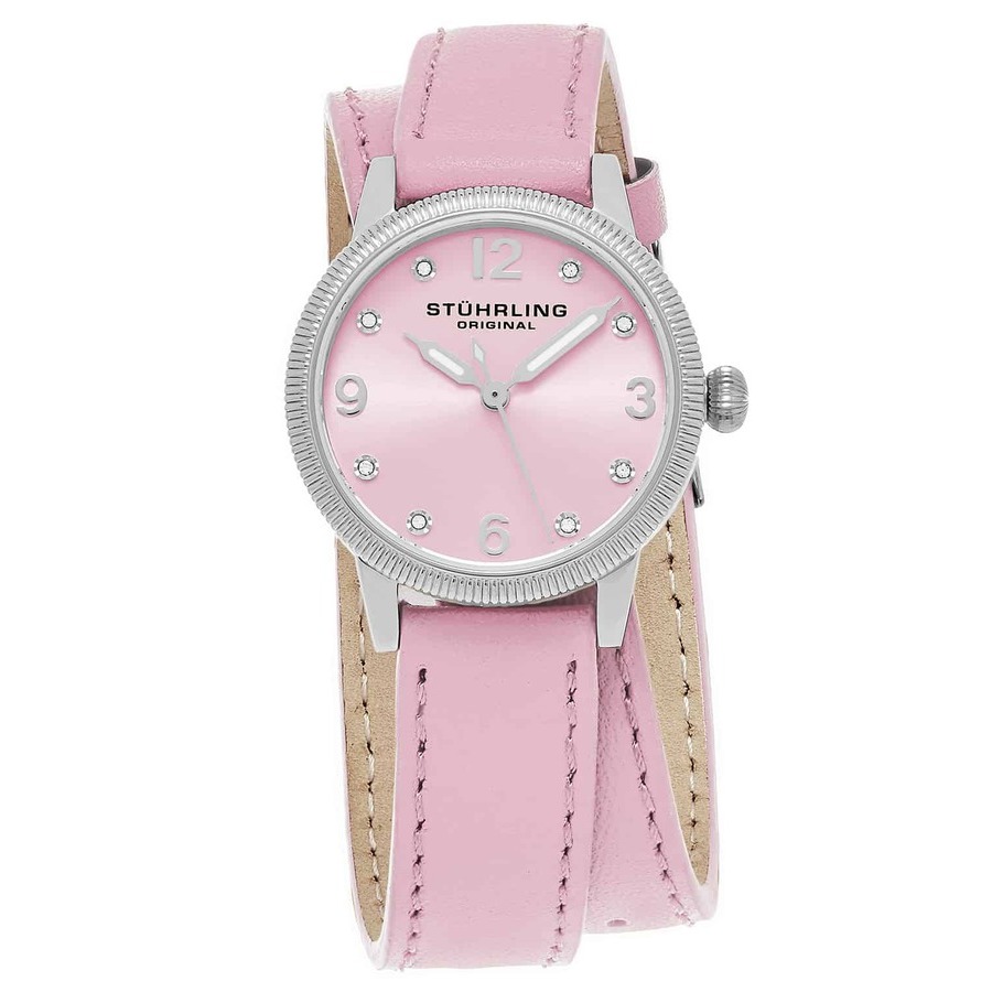 Stuhrling Original Vogue Pink Dial Ladies Watch M15357 75$