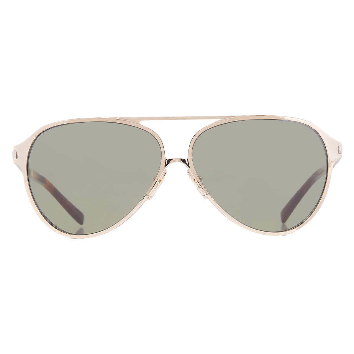 Saint Laurent Green Pilot Unisex Sunglasses SL 734 004 62