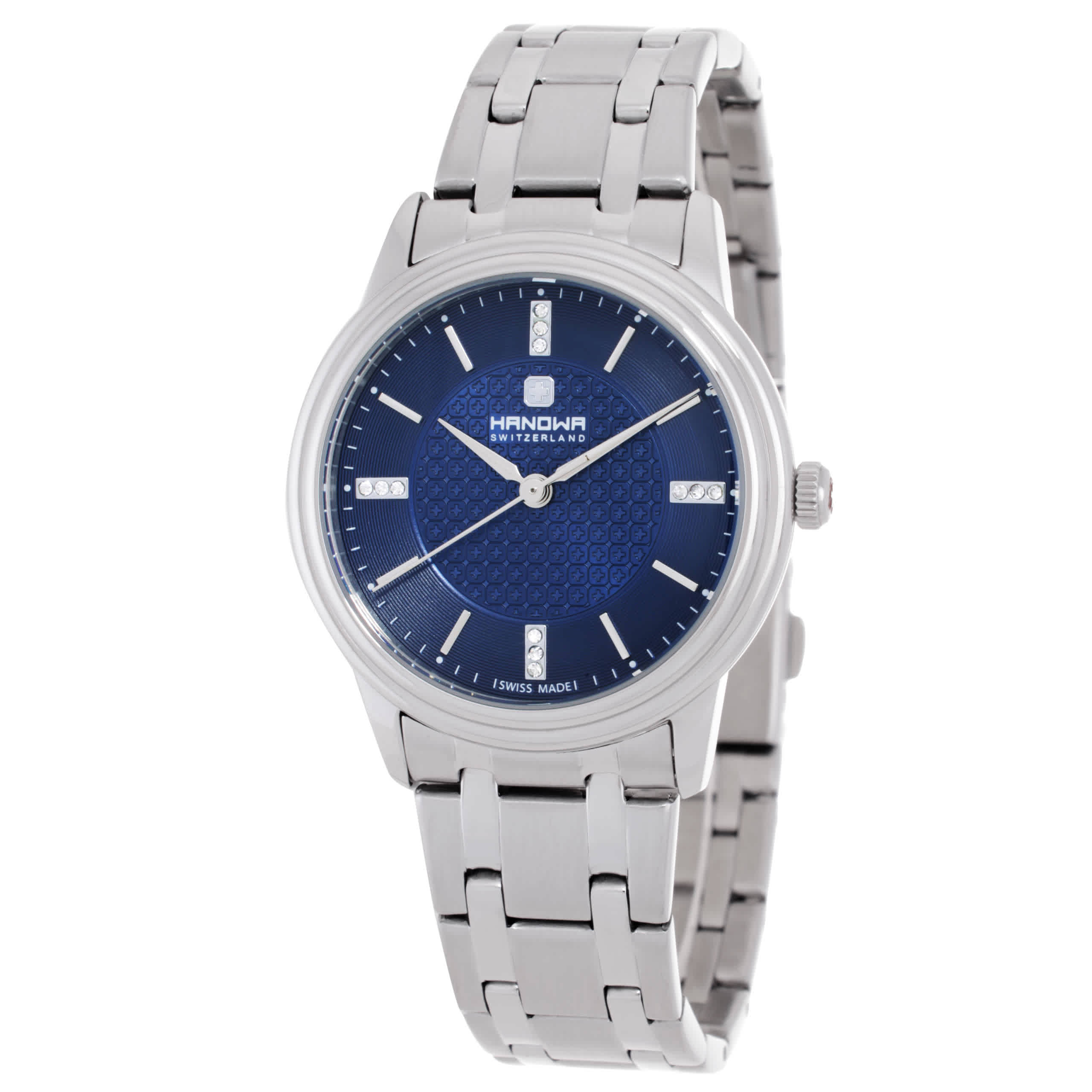 Hanowa Emilia Quartz Crystal Blue Dial Ladies Watch 16-7087.04.003