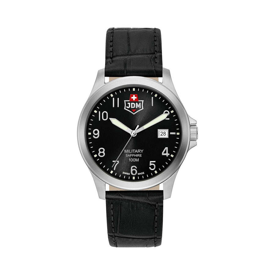 JDM Military Alpha I Black Dial Mens Watch JDM-WG001-01
