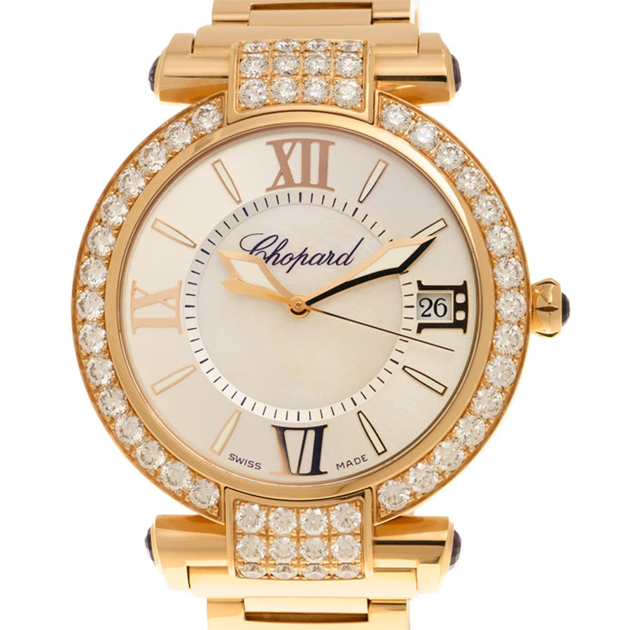 Chopard Imperiale Mother of Pearl Diamond 18kt Rose Gold Ladies Watch 384241-5004 42265$