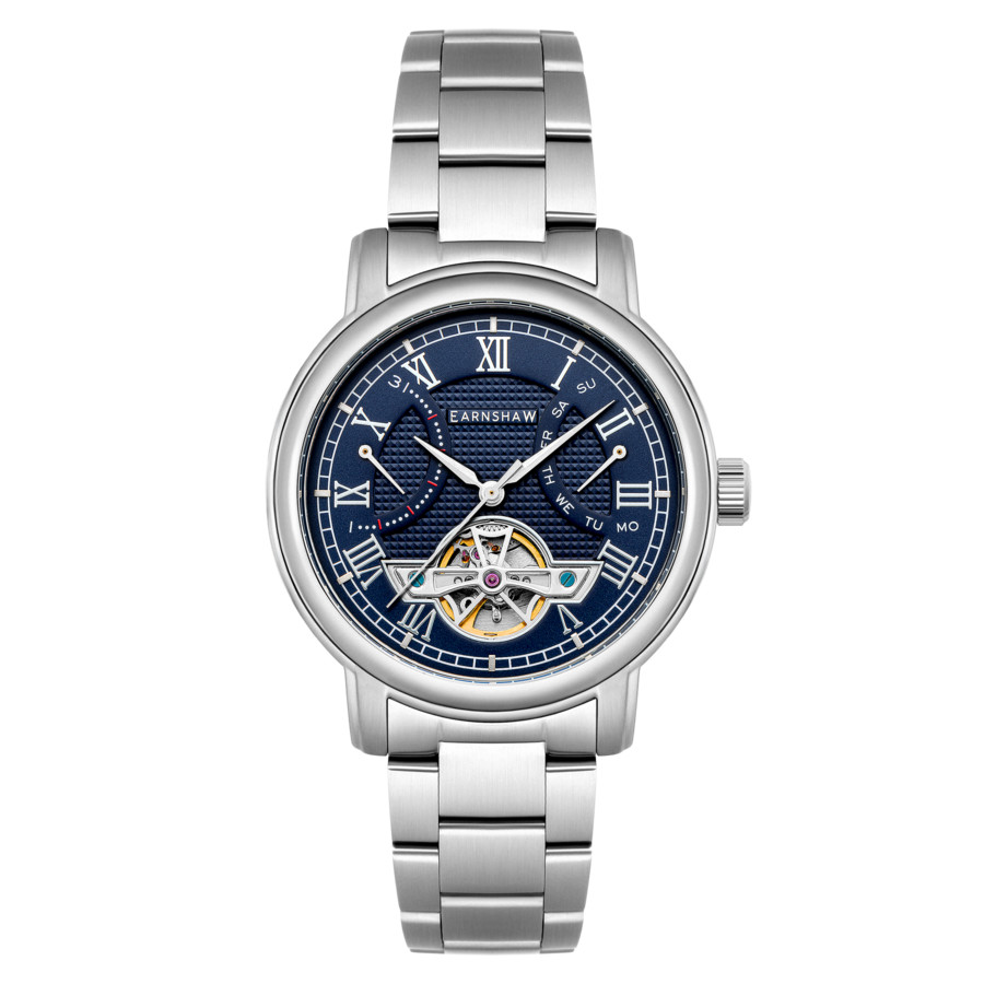 Thomas Earnshaw Longcase Blue Dial Mens Watch ES-8169-22 169$