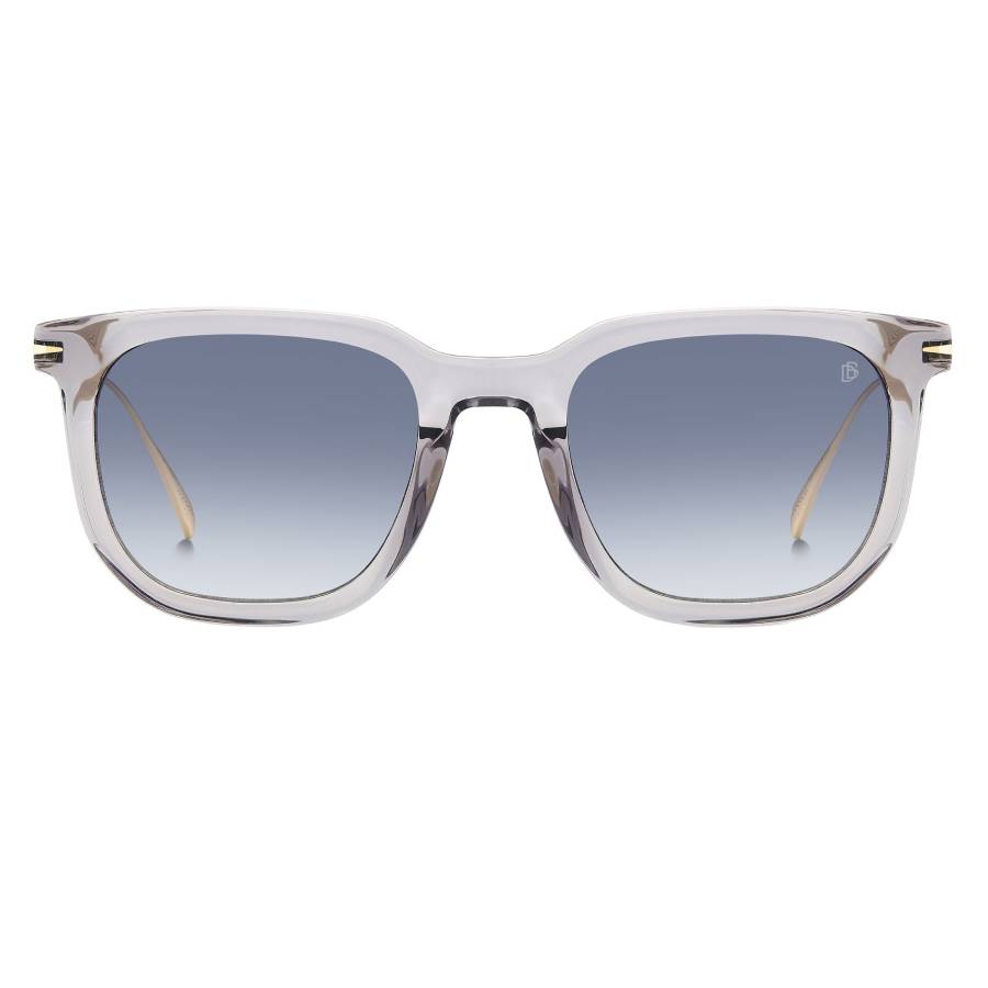 David Beckham Dark Blue Shaded Square Mens Sunglasses DB 7119/S 0RHL/08 52