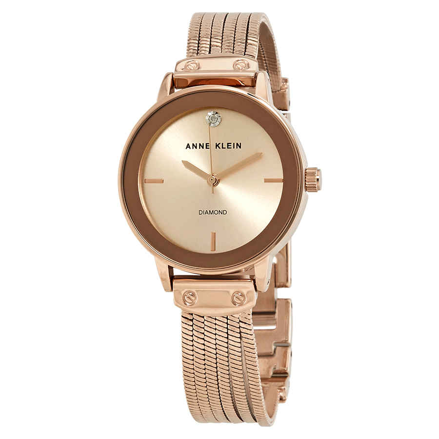 Anne Klein Rose Gold Dial Ladies Watch AK3220RGRG 50$