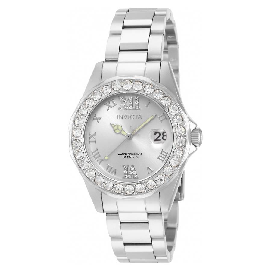 Invicta Pro Diver Silver Dial Ladies Watch 15251 886678185962 eBay