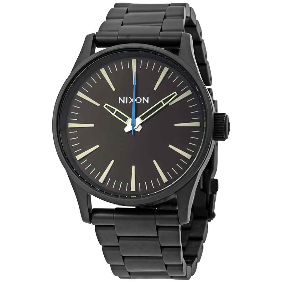 Nixon Sentry 38 SS Black Dial Mens Watch A450712 130$