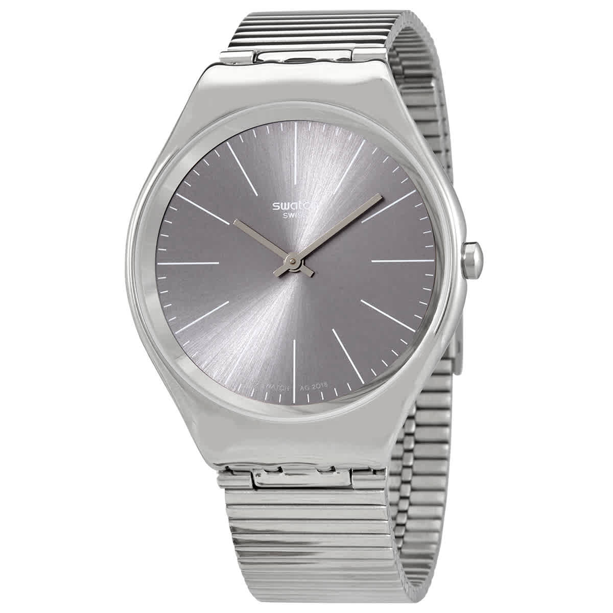 Swatch Skinsteel Purple Dial Unisex Watch SYXS123GG 125$