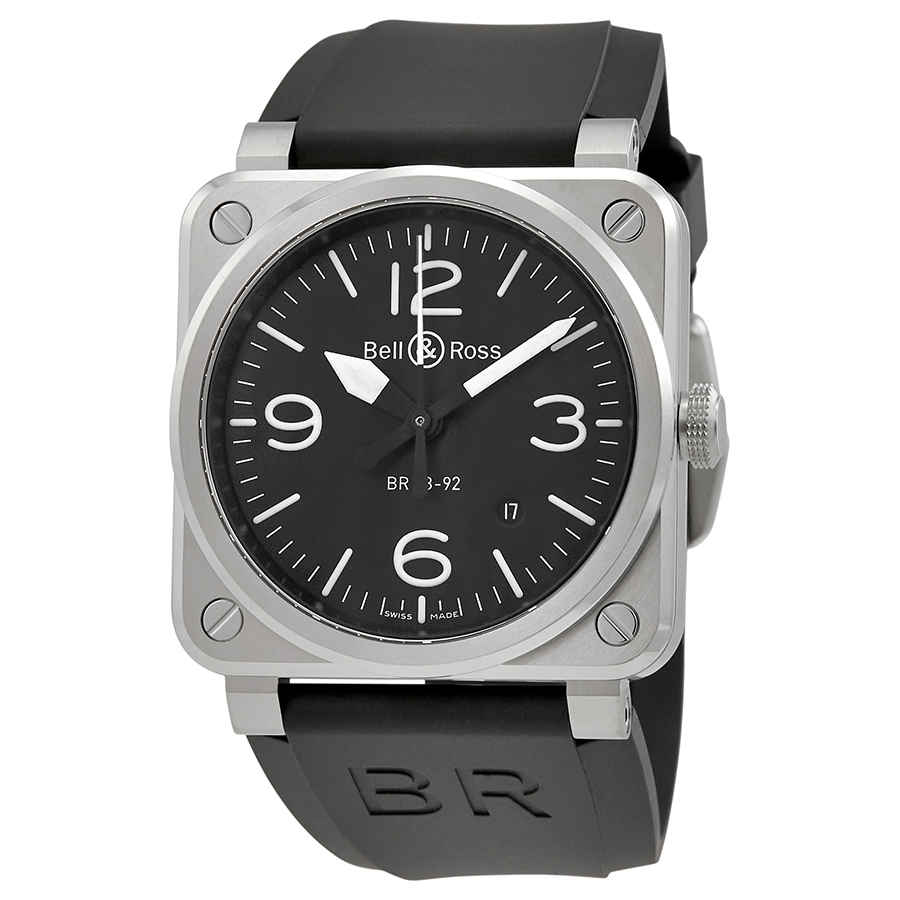 Bell and Ross Aviation Automatic 42mm Mens Watch BR-03-92-STEEL 3095$