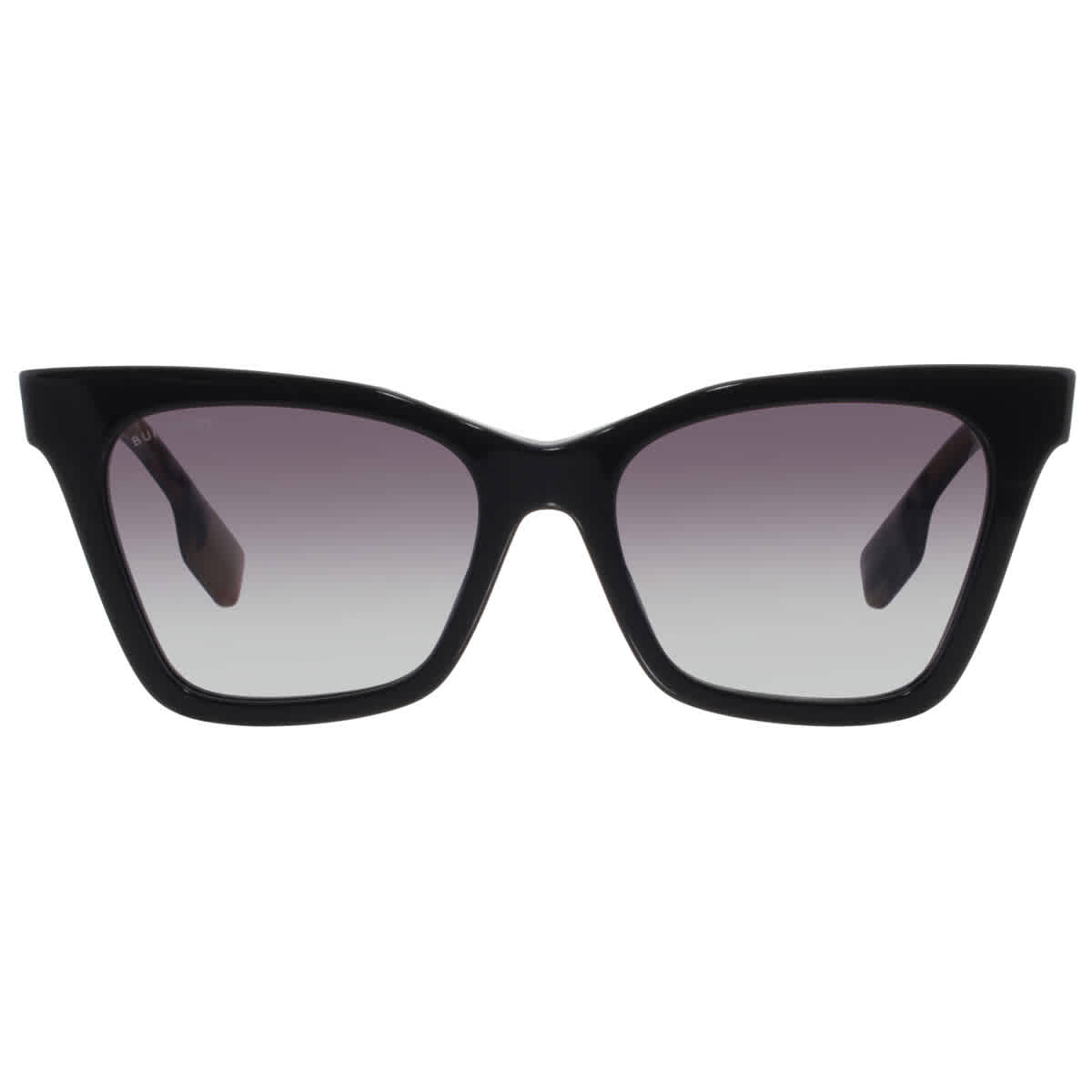 Burberry Woman Sunglass Elsa -  Frame color: Black, Lens color: Light Grey Gradient Dark Blue