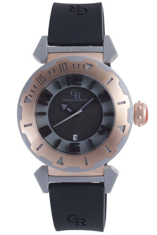 Giulio Romano Ferrara Quartz Black Dial Mens Watch GR-5000-13-007.09