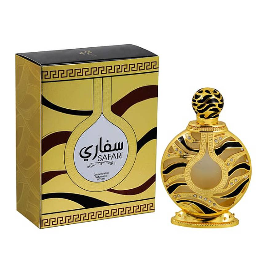 Khadlaj Unisex Safari Gold Perfume Oil 067 oz Fragrances 6291107971278 23$