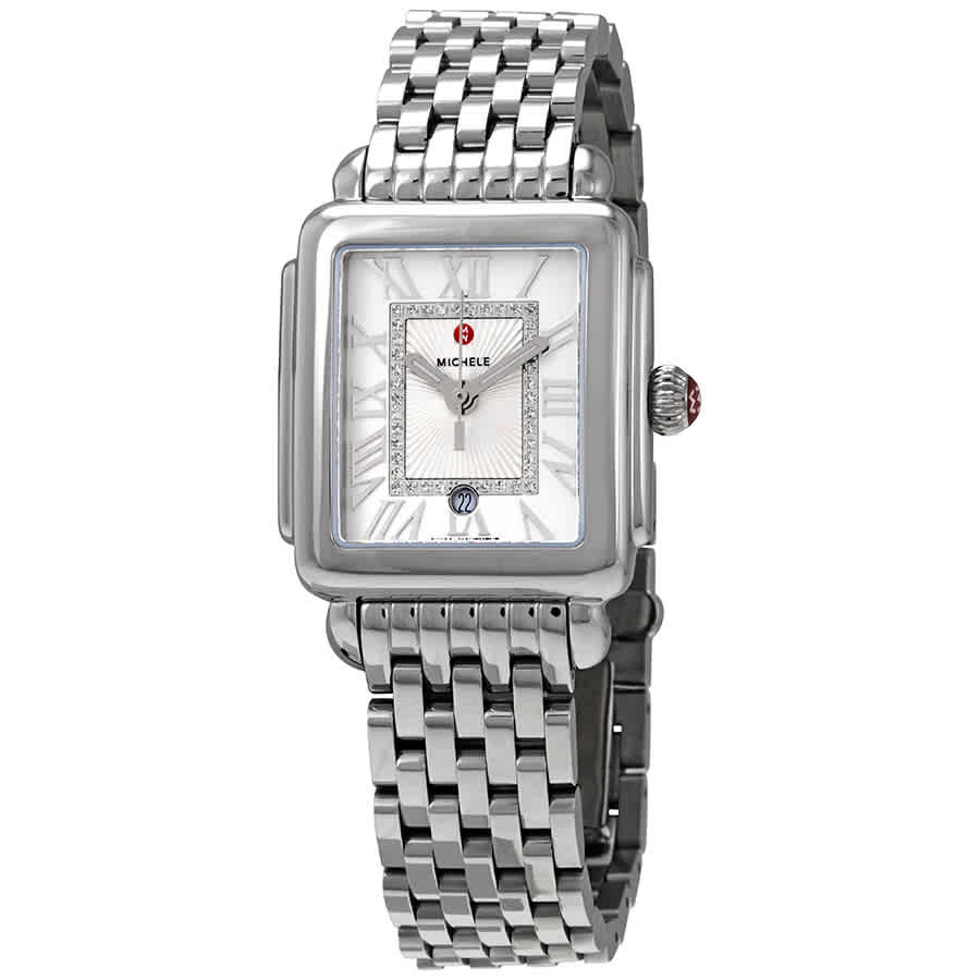 Michele Deco Quartz White Dial Ladies Watch MWW06G000012 1125$