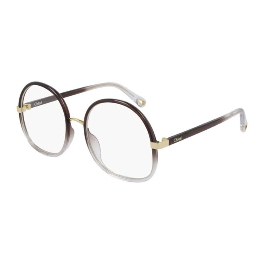 Chloe Ladies Black Round Eyeglass Frames CH0032O 002