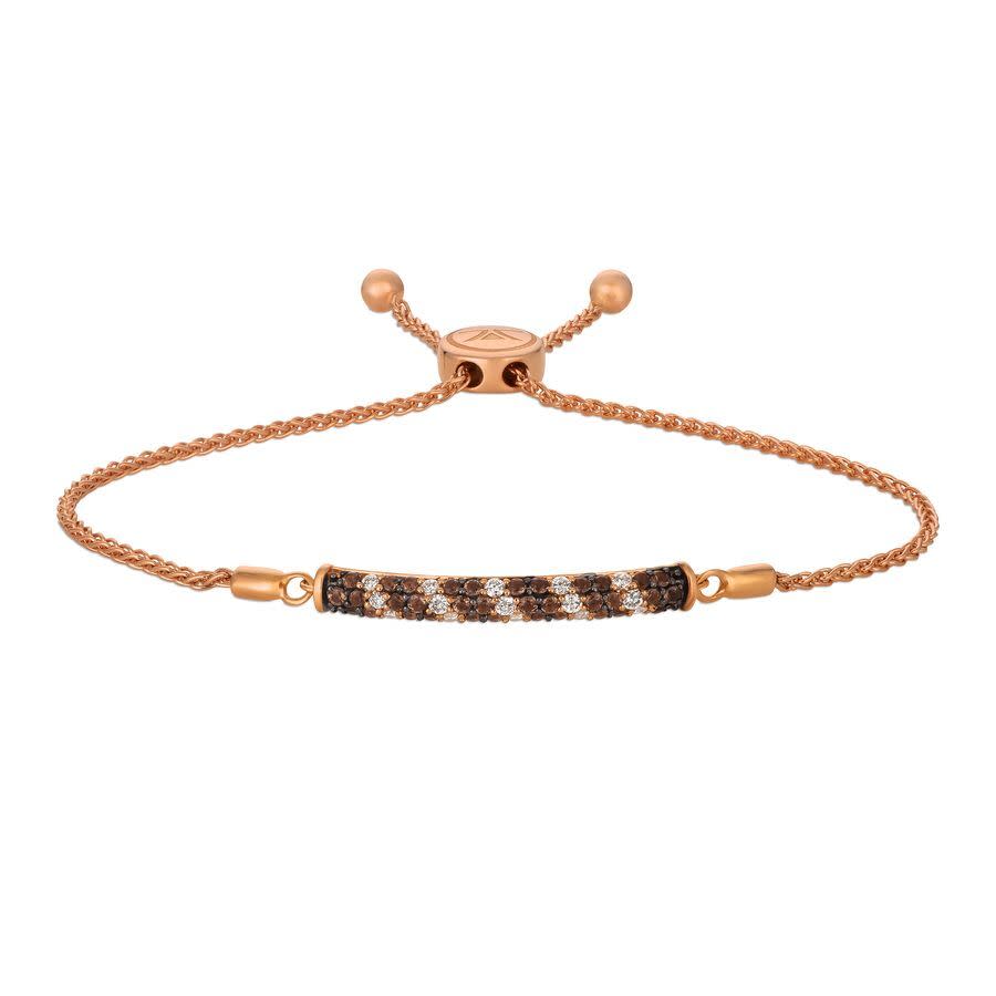 Le Vian Ladies Chocolate Quartz Bracelets set in 14K Strawberry Gold 2000$